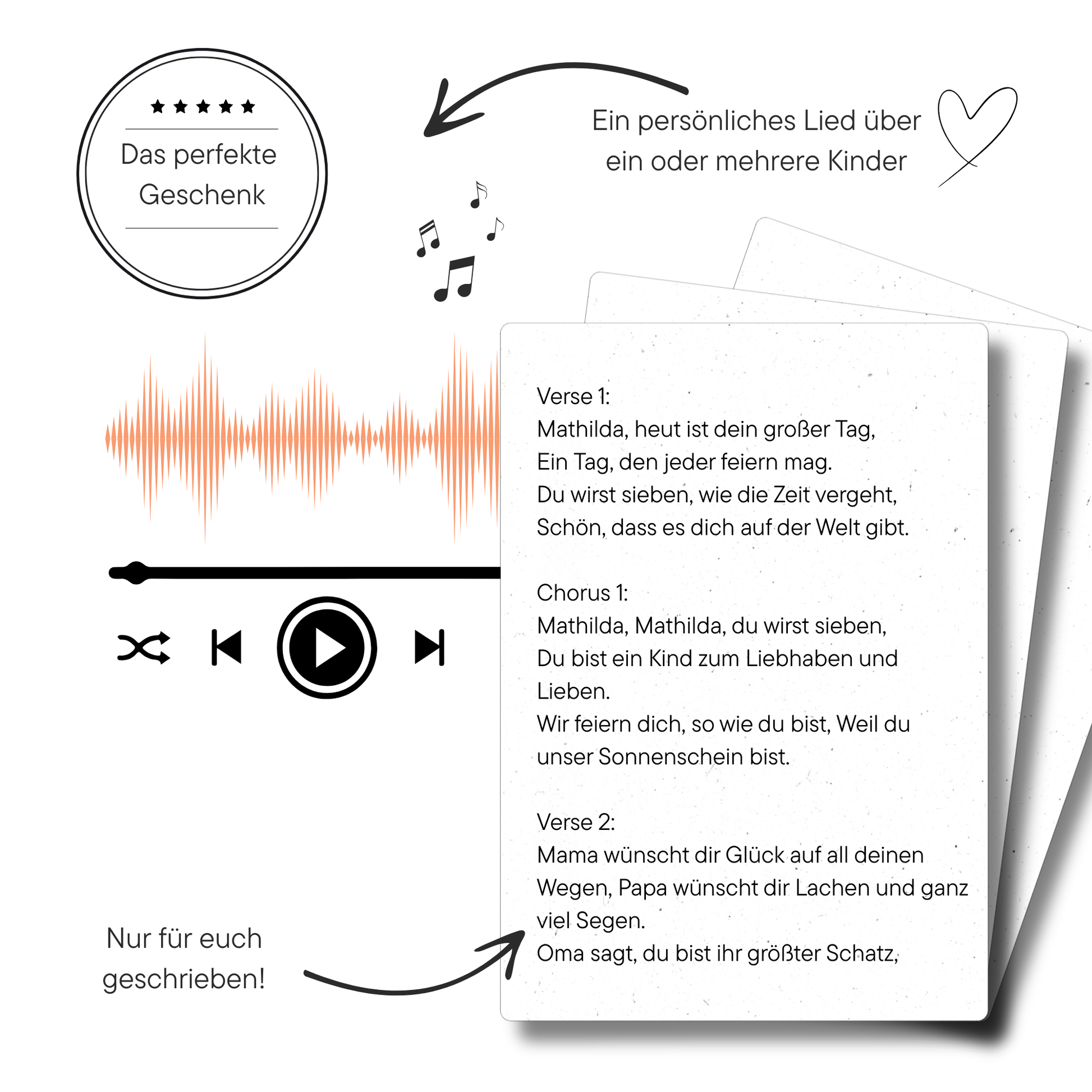Personalisiertes Kinderlied