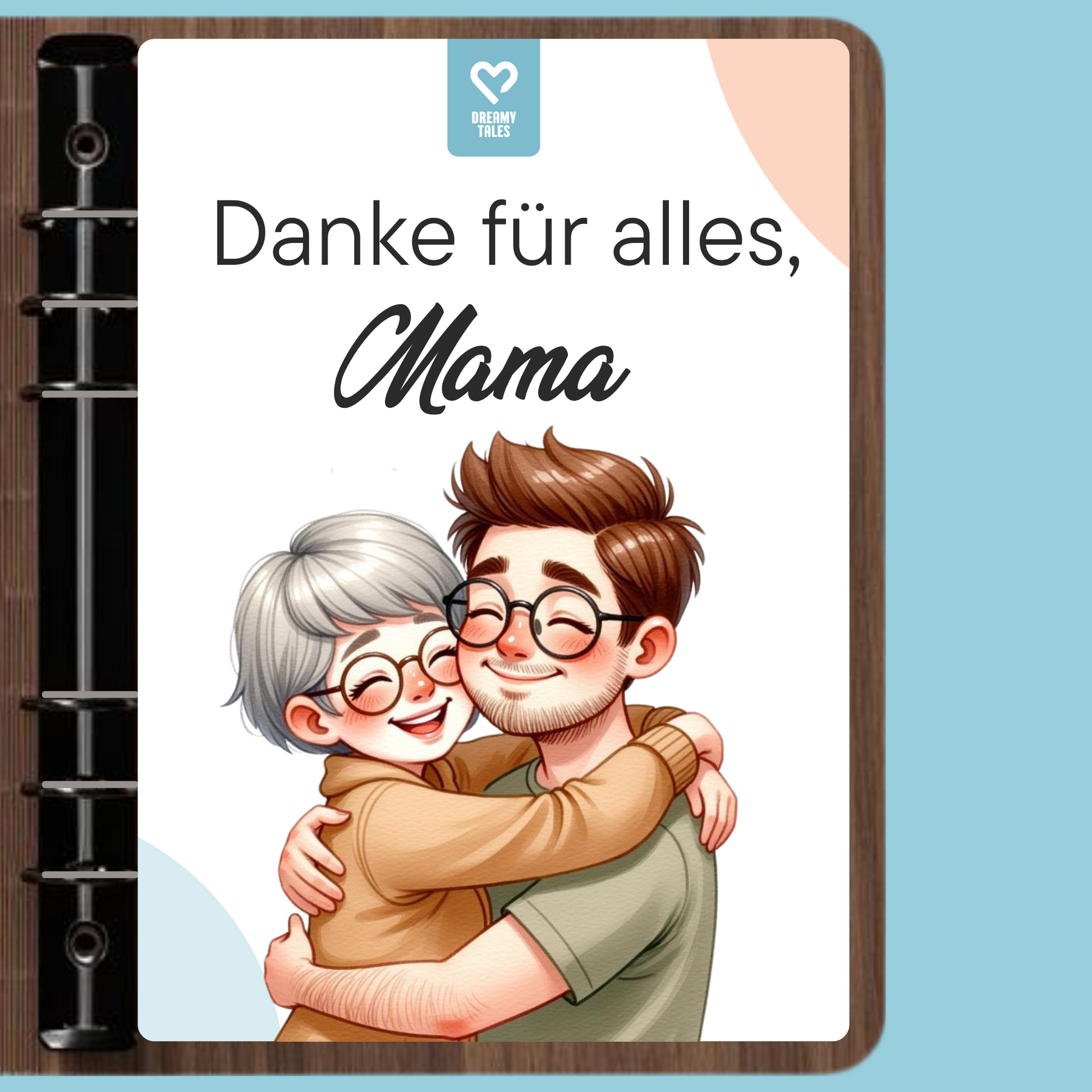 Danke für alles, Mama I Personalisiertes Buch für Mama - DreamyTales
