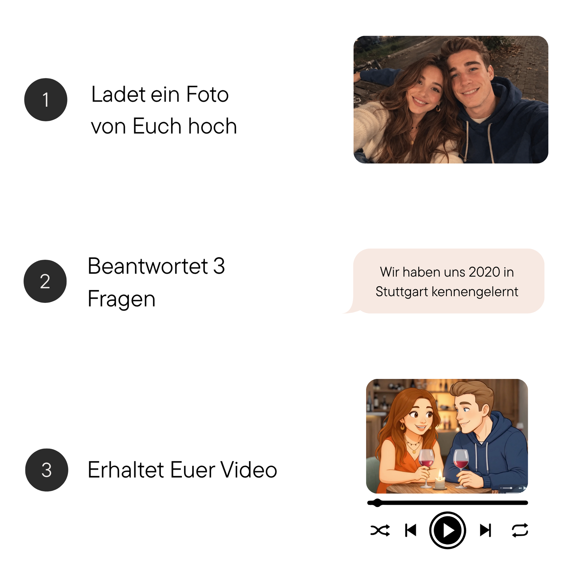 Eure Liebesgeschichte als Video